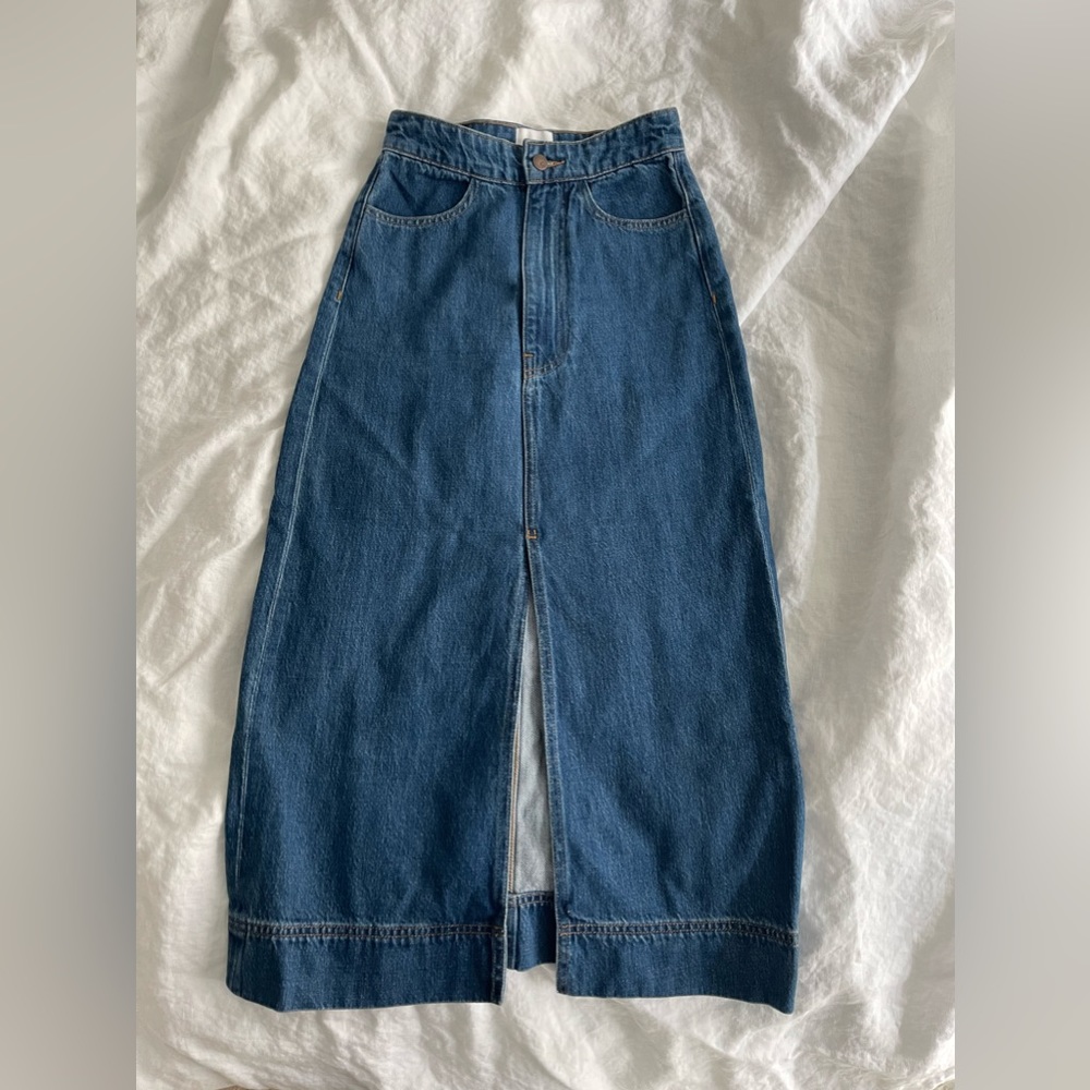 G-label denim skirt
